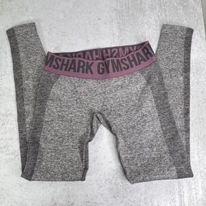 Gymshark Flex Seamless Leggings Womens Gray Marl Workout Athletic